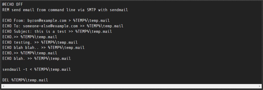 Sendmail pour envoyer des mail en local avec WampServer en PHP