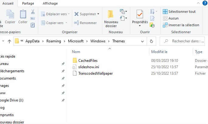 Comment récupérer son fond d'écran du bureau Windows 10