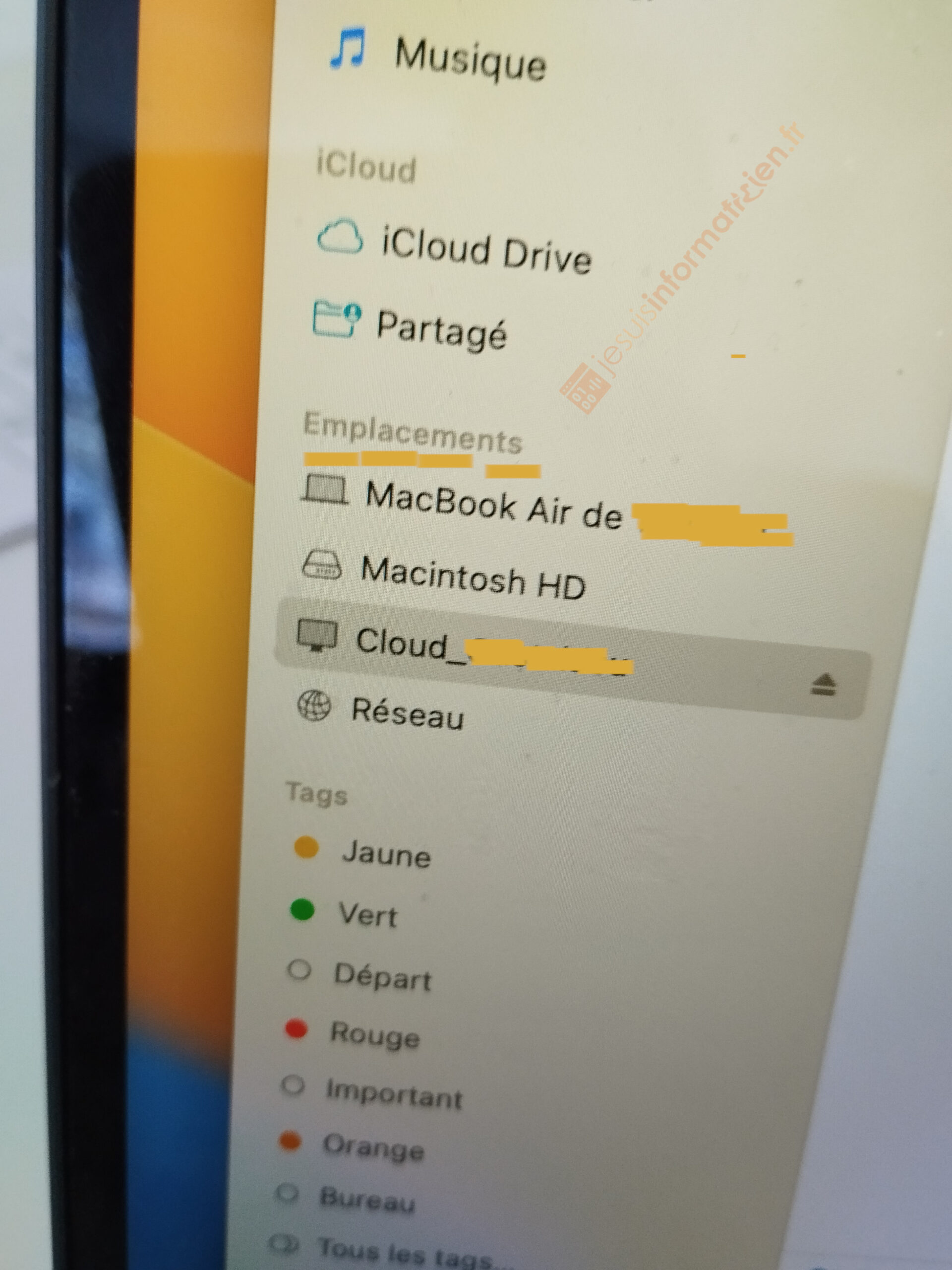 Comment accéder aux Dossiers Réseau via le Finder de MacOs ?